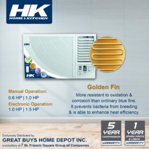 1.0 HP HK WINDOW TYPE AC, ELECTRONIC (HK09WR/F8MD)