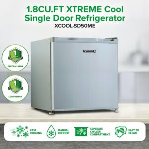 1.8 CU FT XTREME COOL Single Door Refrigerator | XCOOL-SD50ME