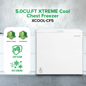5.0CU.FT XTREME COOL Chest Freezer | XCOOL-CF5