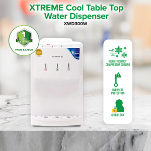 XTREME COOL Table Top Water Dispenser | XWD300W