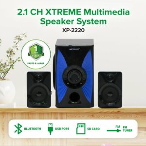 XTREME 2.1 CH Multimedia Speaker System | XP-2220