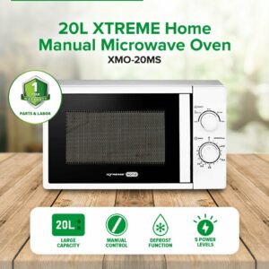 20L XTREME HOME Manual Control Microwave Oven | XMO-20MS