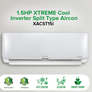 1.5HP XTREME COOL Inverter Split type aircon | XACST15i