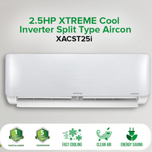 2.5HP XTREME COOL Inverter Split type aircon | XACST25i