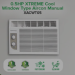 0.5HP XTREME COOL Window Type Aircon Manual | XACWT05