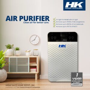 HK AIR PURIFIER (30-50 SQM COVERAGE) (HK-AP35521)