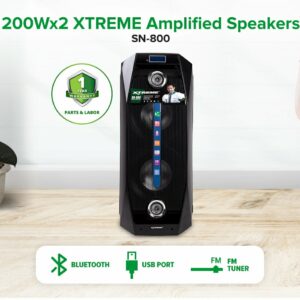 200Wx2 XTREME AMPLIFIED SPEAKER | SN-800