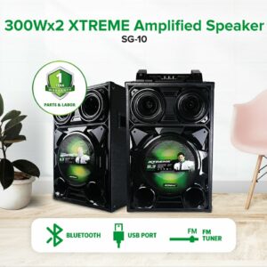 50Wx2 XTREME AMPLIFIED SPEAKER | SG-10
