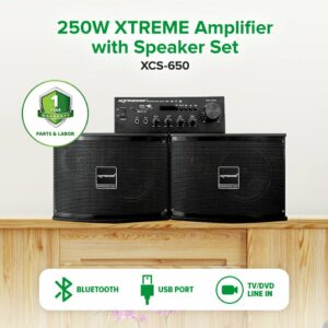250W XTREME Amplifier With Speaker Set | XCS-650