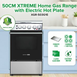 50cm XTREME HOME Gas Range with 1 Hotplate | XGR-503G1E